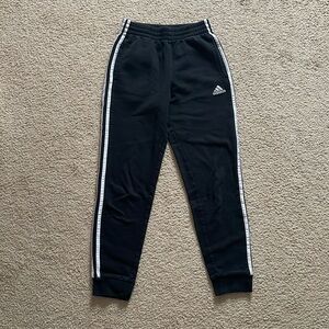 Children’s (10-12) Black Adidas Joggers